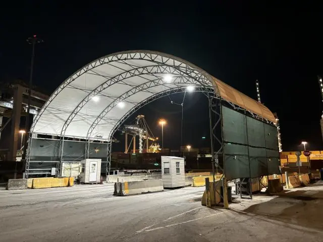 Fabric Shelter Installation #117
