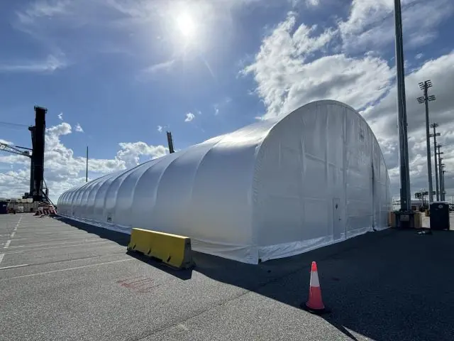 Fabric Shelter Installation #131