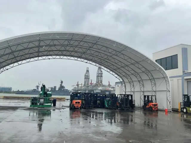 Fabric Shelter Installation #132