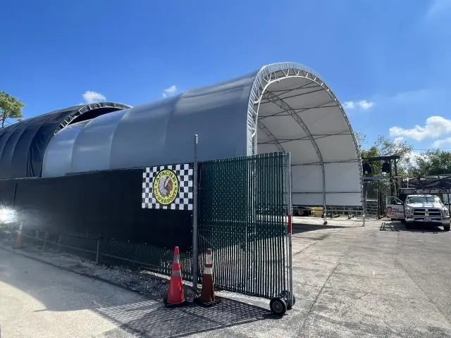 Fabric Shelter Installation #137