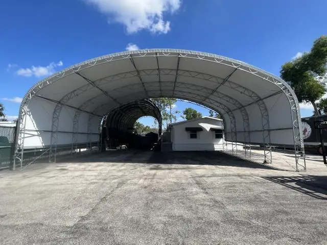 Fabric Shelter Installation #138