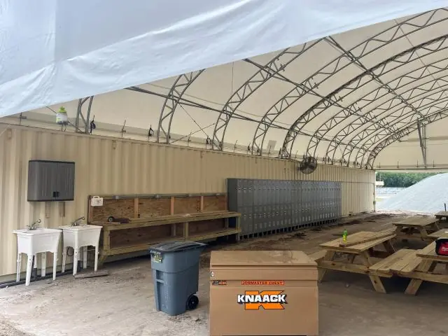 Fabric Shelter Installation #139