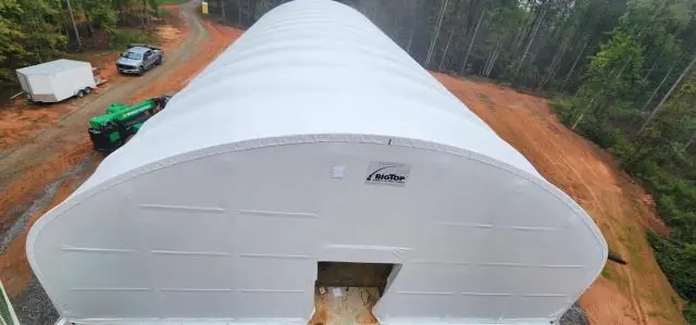 Fabric Shelter Installation #143