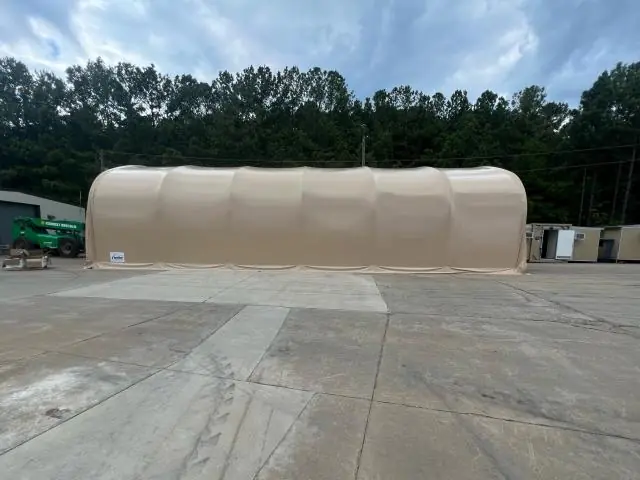 Fabric Shelter Installation #144
