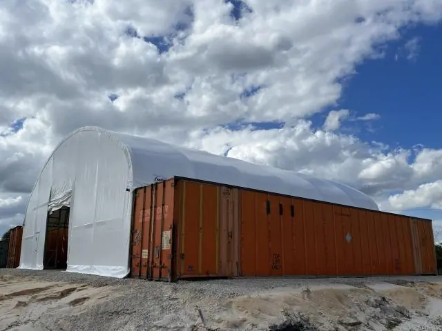 Fabric Shelter Installation #149