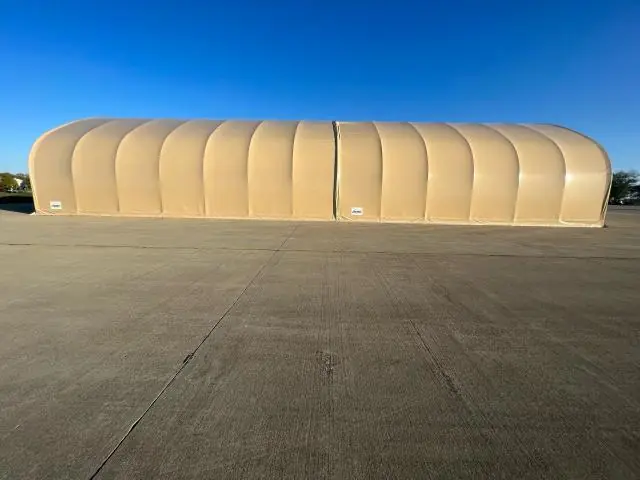 Fabric Shelter Installation #150