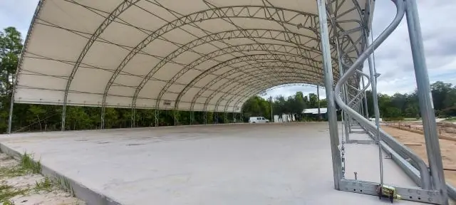 Fabric Shelter Installation #151