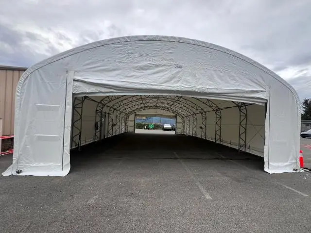 Fabric Shelter Installation #153