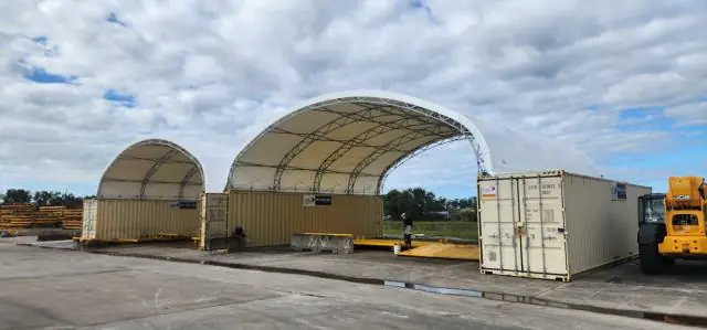 Fabric Shelter Installation #155