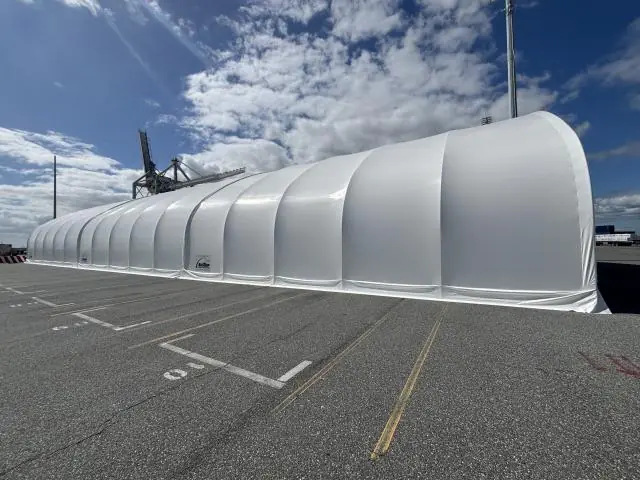 Fabric Shelter Installation #156