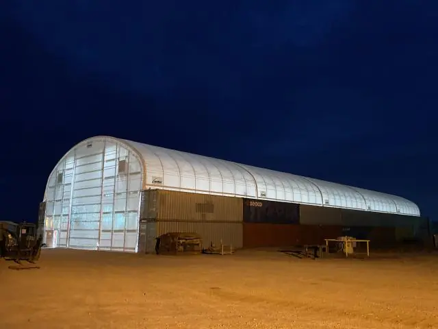 Fabric Shelter Installation #157