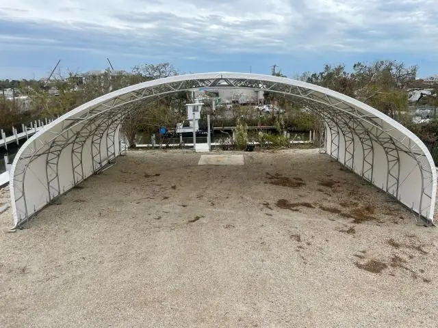 Fabric Shelter Installation #158
