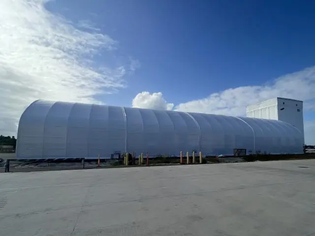 Fabric Shelter Installation #160
