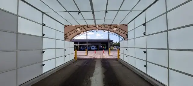 Fabric Shelter Installation #162