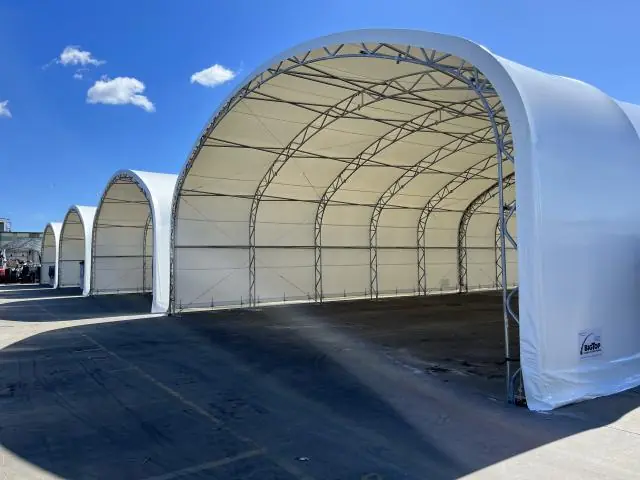 Fabric Shelter Installation #164