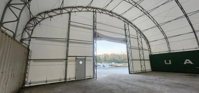 Fabric Shelter Installation #165