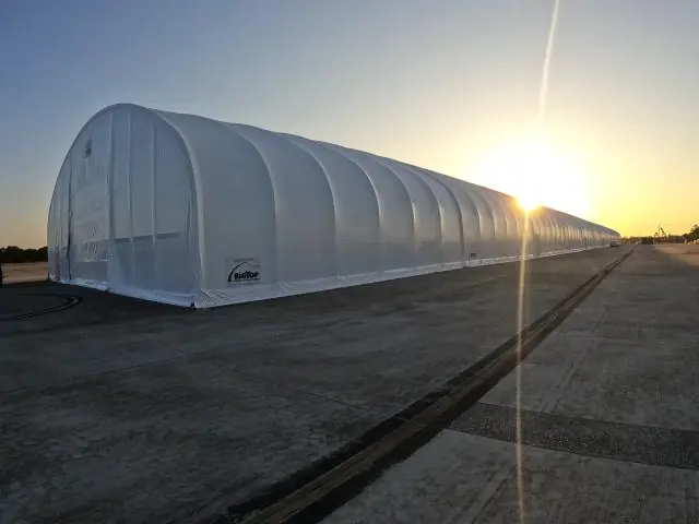 Fabric Shelter Installation #166