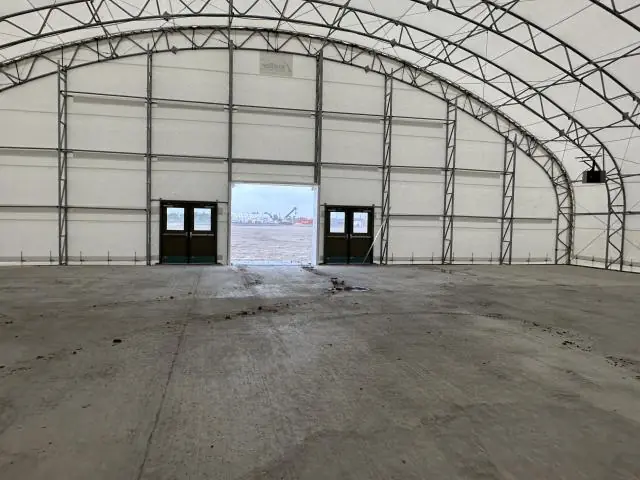 Fabric Shelter Installation #169