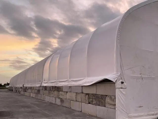 Fabric Shelter Installation #172