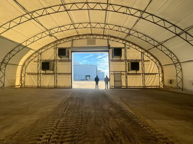 Fabric Shelter Installation #178