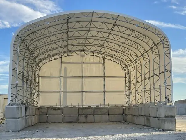 Fabric Shelter Installation #179