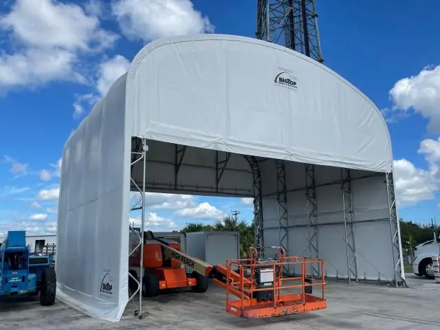 Fabric Shelter Installation #181
