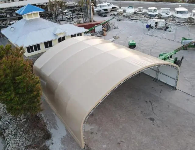 Fabric Shelter Installation #182