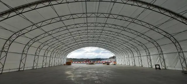 Fabric Shelter Installation #184