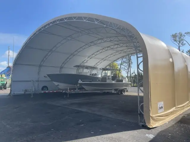 Fabric Shelter Installation #186