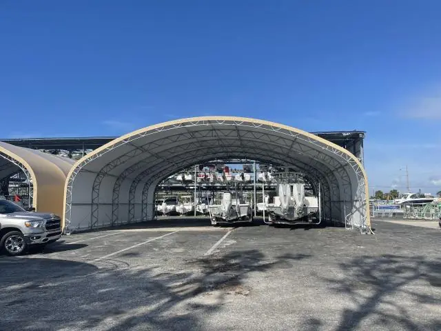 Fabric Shelter Installation #189