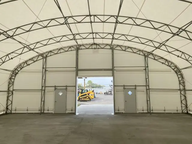 Fabric Shelter Installation #190