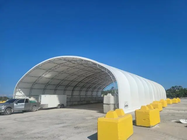 Fabric Shelter Installation #197