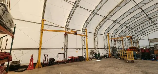 Fabric Shelter Installation #198