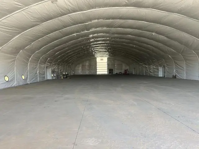 Fabric Shelter Installation #200