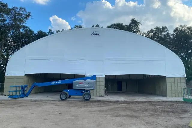 Fabric Shelter Installation #205