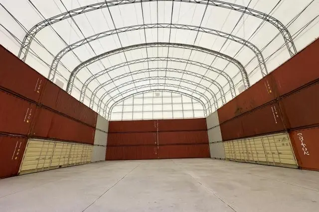 Fabric Shelter Installation #206