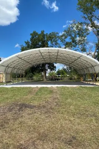 Fabric Shelter Installation #209