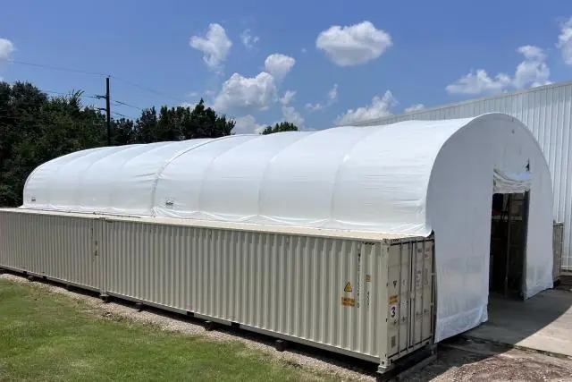 Fabric Shelter Installation #217