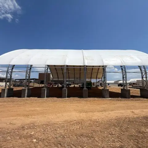 Fabric Shelter Installation #220