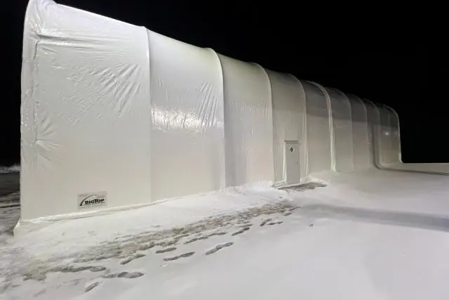 Fabric Shelter Installation #221