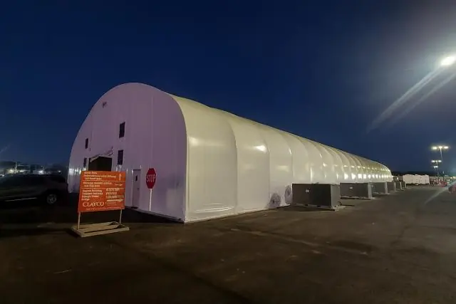 Fabric Shelter Installation #224