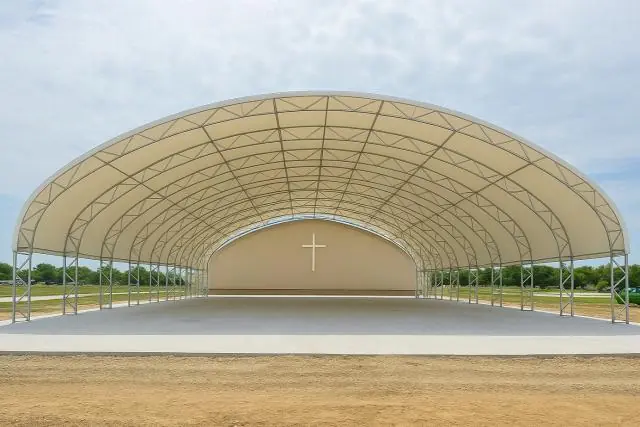 Fabric Shelter Installation #225