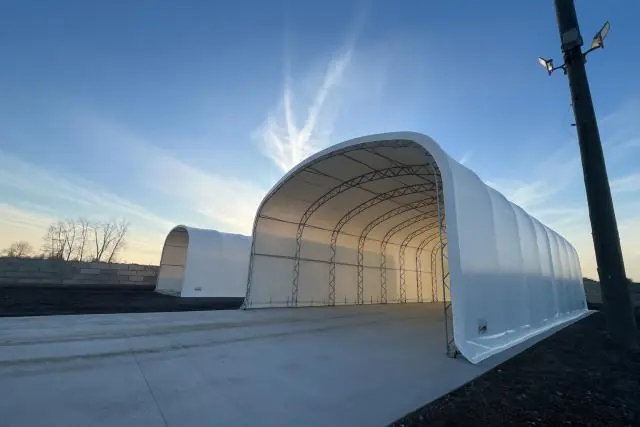Fabric Shelter Installation #229