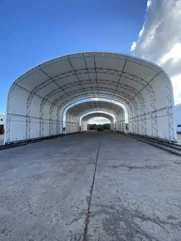 Fabric Shelter Installation #239