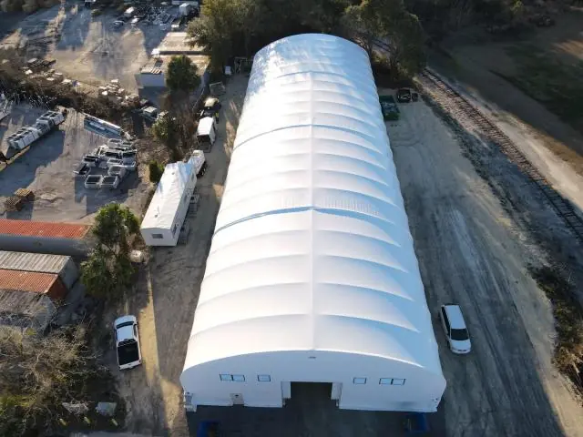 Fabric Shelter Installation #252