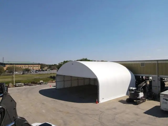 Fabric Shelter Installation #253