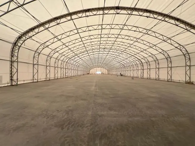 Fabric Shelter Installation #255