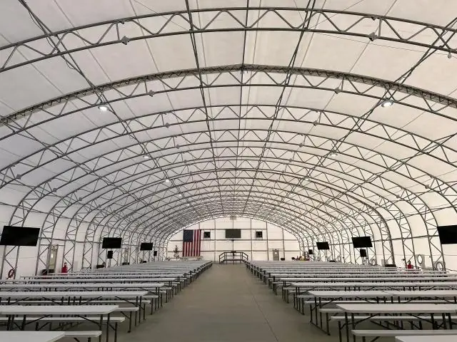 Fabric Shelter Installation #256