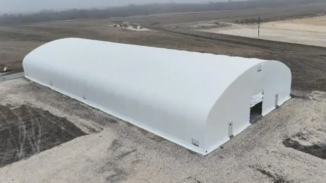 Fabric Shelter Installation #260