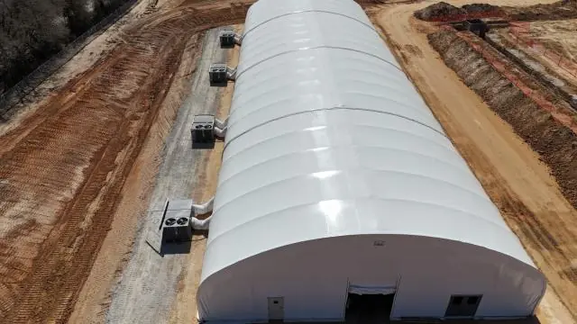 Fabric Shelter Installation #264